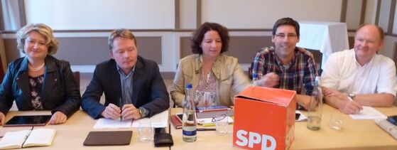 Die Bezirksvorsitzenden der SPD Niederbayern in Plattling