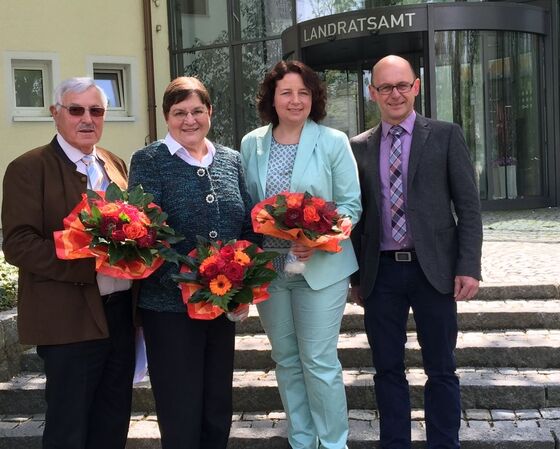 Gerhard Babl, Christel Engelhard, Ruth Müller und Sebastian Hutzenthaler