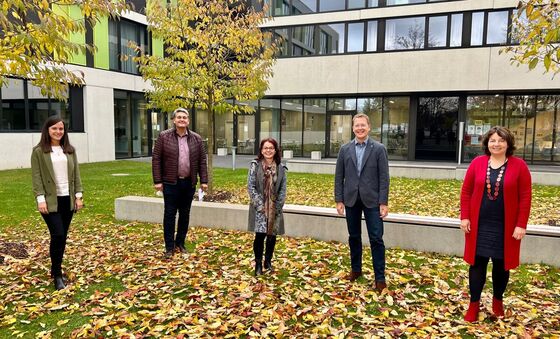 SPD-Vertreter*innen im Austausch mit Ludwig Weber und Sandra Huber vom Katholischen Jugendsozialwerk