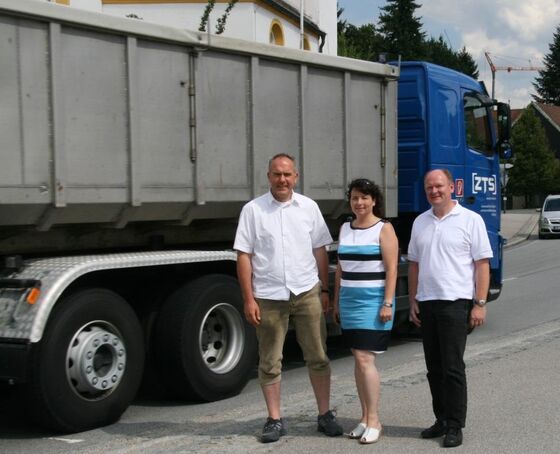 Peter Stranninger, Ruth Müller und Dr. Bernd Vilsmeier
