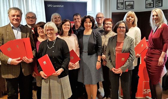 Ehrungen bei der SPD Stadt Landshut