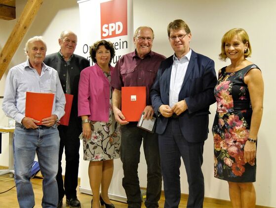 Ehrungen beim SPD-Ortsverein Vilsbiburg