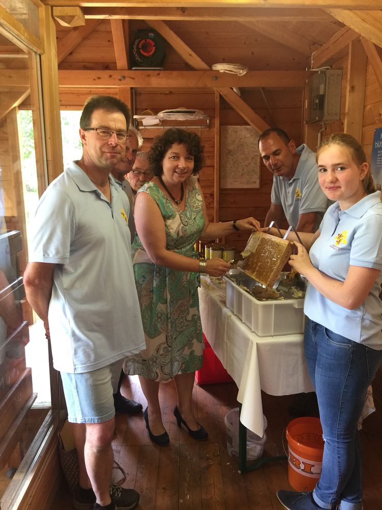 Einblick in Welt der Bienen Ruth Müller SPD