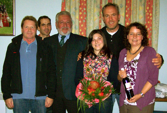 Heinz Uekermann, Johannes Faden, MdL Reinhold Perlak, Johanna Uekermann, Peter Stranninger, Ruth Müller
